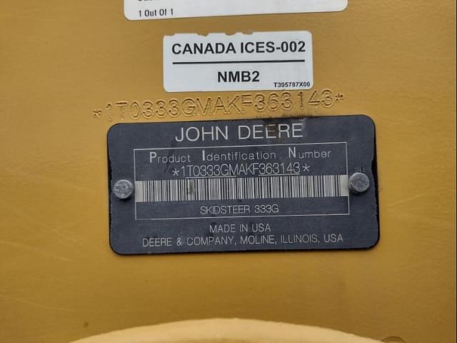 Image of John Deere 333G equipment image 4
