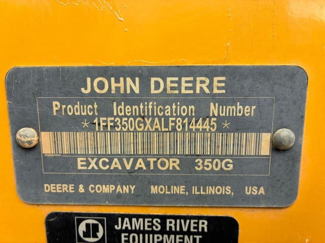 Image of John Deere 350G LC equipment image 1