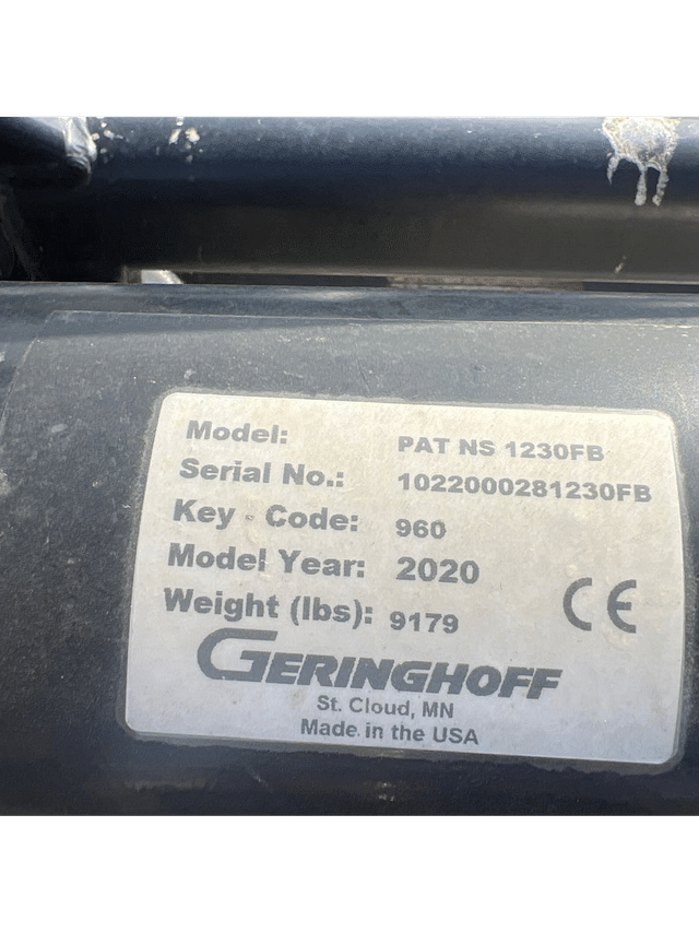 Image of Geringhoff Patriot NS 1230FB equipment image 1