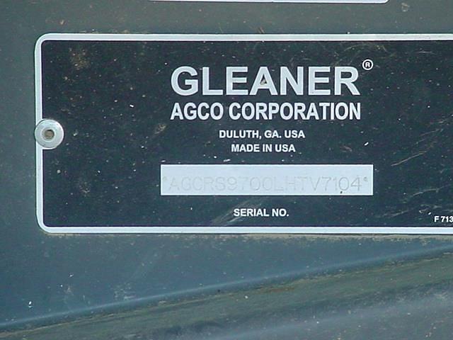 Main image Gleaner S97 5