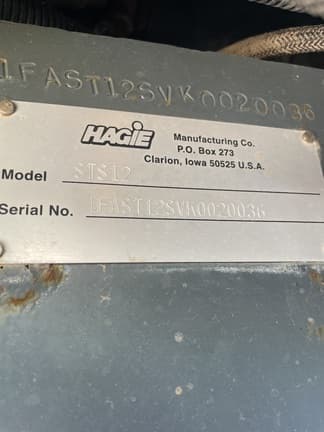 Image of Hagie STS12 equipment image 1