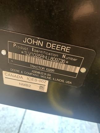 Image of John Deere 1025R equipment image 1