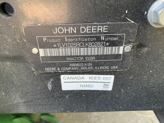 Image of John Deere 1025R equipment image 1