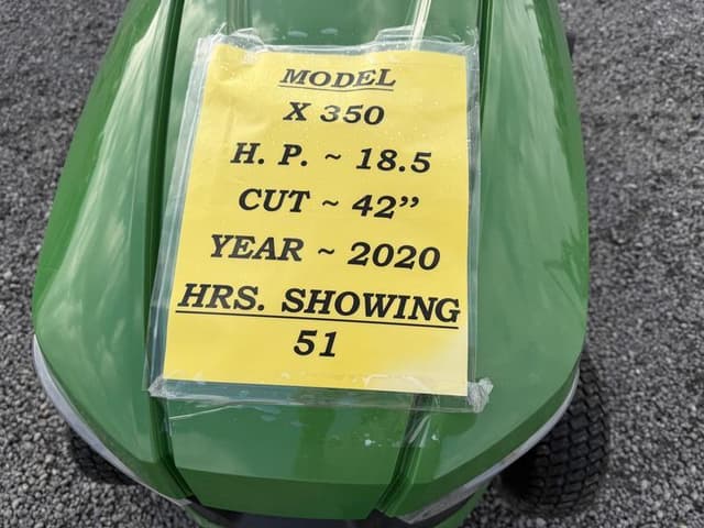 Image of John Deere X350 equipment image 3