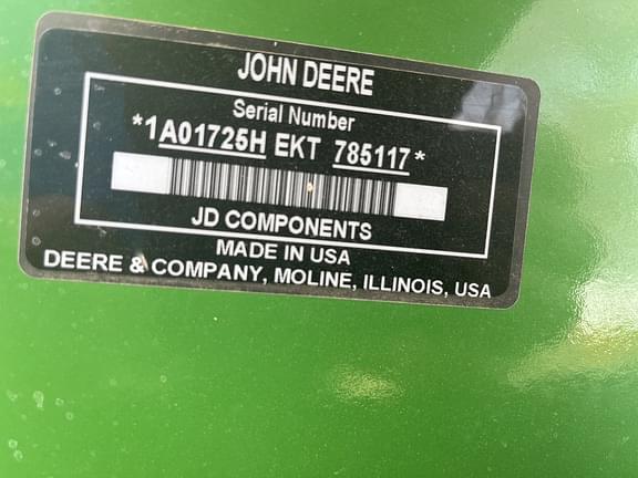 Image of John Deere 1725C equipment image 4