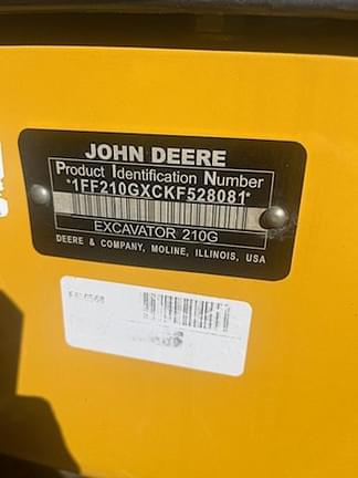 Image of John Deere 210G LC equipment image 2