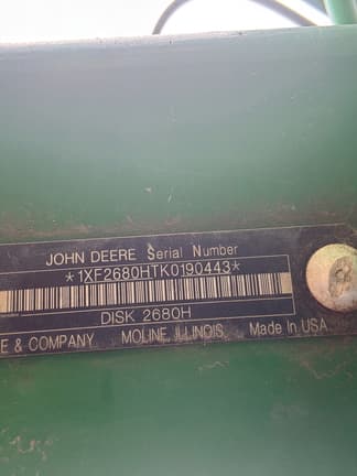 Image of John Deere 2680H equipment image 3