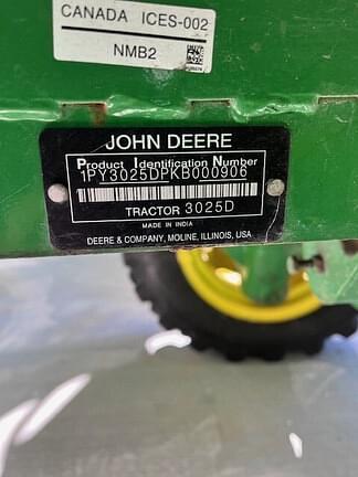 Image of John Deere 3025D equipment image 3