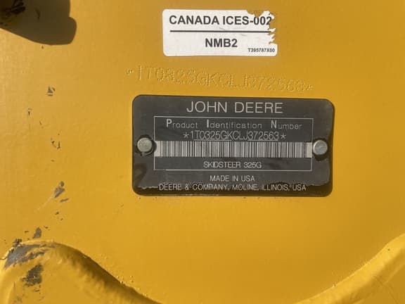 Image of John Deere 325G equipment image 1
