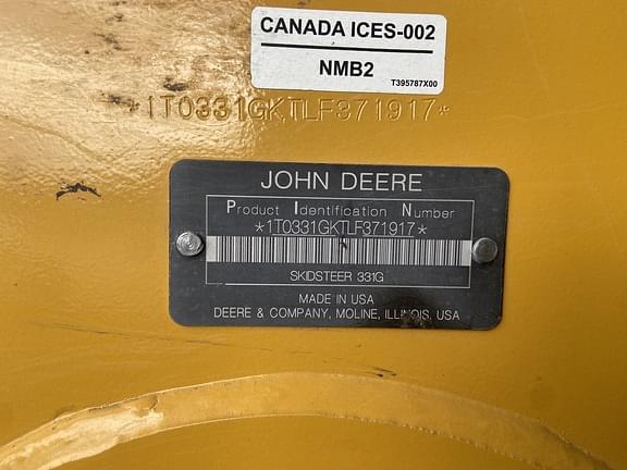 Image of John Deere 331G equipment image 3