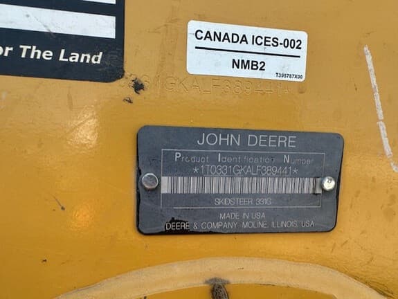Image of John Deere 331G equipment image 2