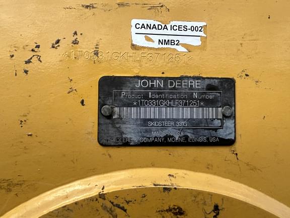 Image of John Deere 331G equipment image 4