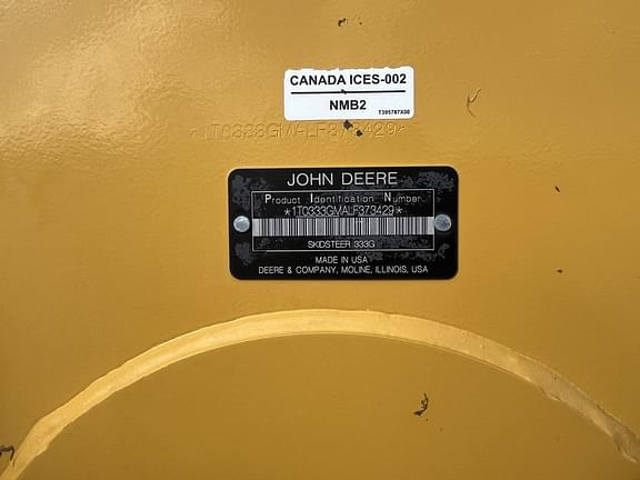 Image of John Deere 333G equipment image 4