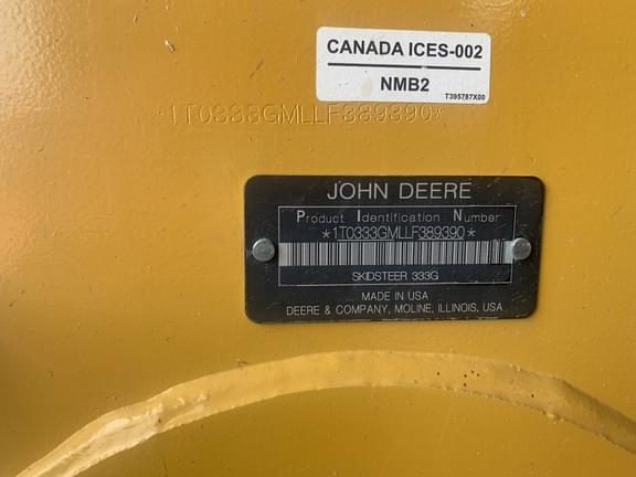 Image of John Deere 333G equipment image 3