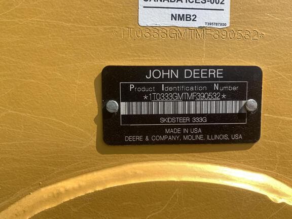 Image of John Deere 333G equipment image 2