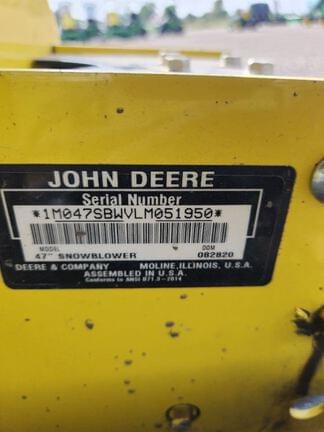 Image of John Deere 47" Snow Blower equipment image 4