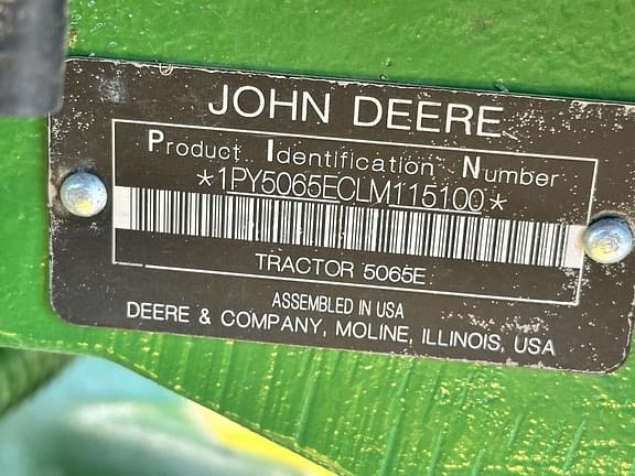 Image of John Deere 5065E Image 1