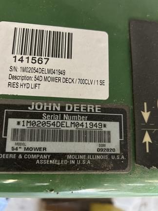 Image of John Deere 54D Image 1