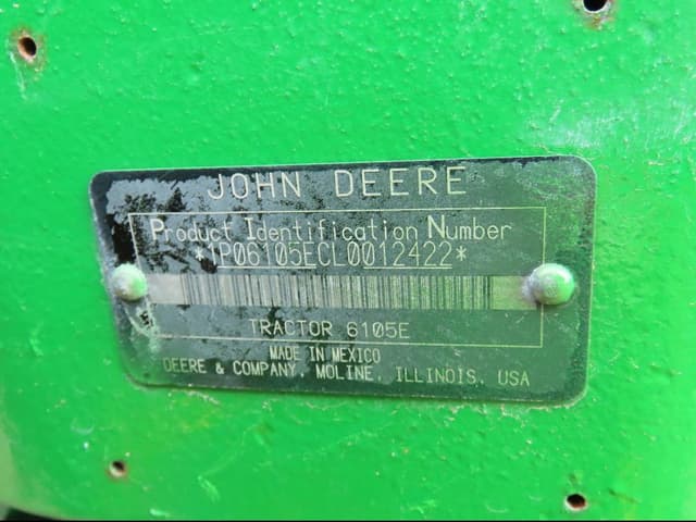 Image of John Deere 6105E equipment image 3