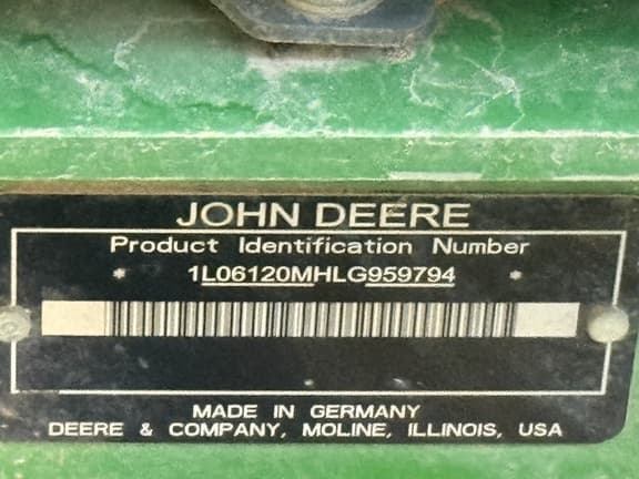 Image of John Deere 6120M equipment image 4