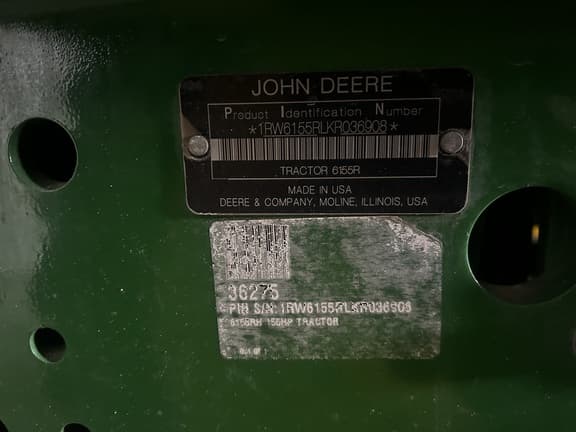 Image of John Deere 6155R equipment image 4