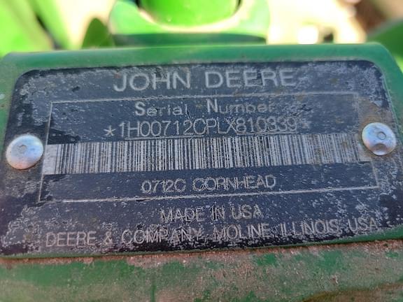 Image of John Deere 712C equipment image 3