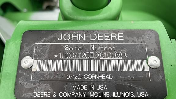 Image of John Deere 712C equipment image 3