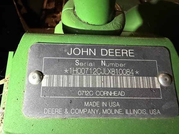 Image of John Deere 712C equipment image 3