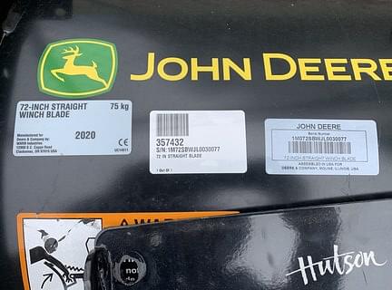 Image of John Deere 72" Front Blade equipment image 4