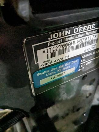 Image of John Deere 7700A equipment image 2