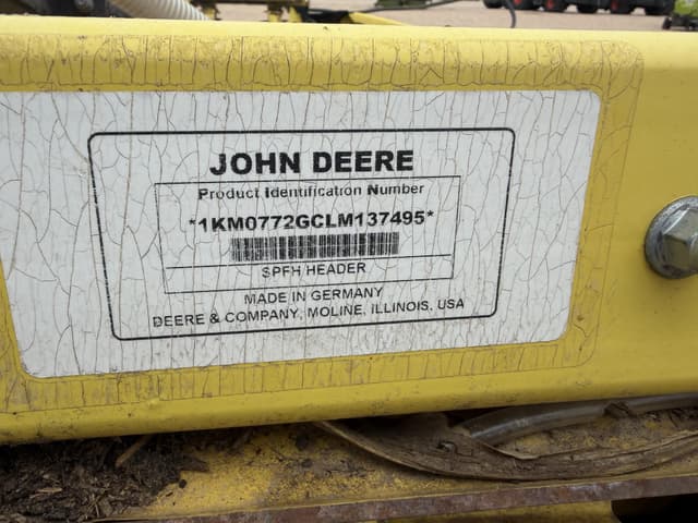 Image of John Deere 772 equipment image 4