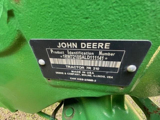 Image of John Deere 7R 210 equipment image 4