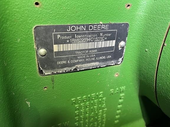 Image of John Deere 8295R Primary image