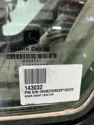 Image of John Deere 8295R equipment image 2