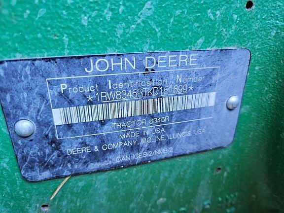 Image of John Deere 8345R equipment image 4