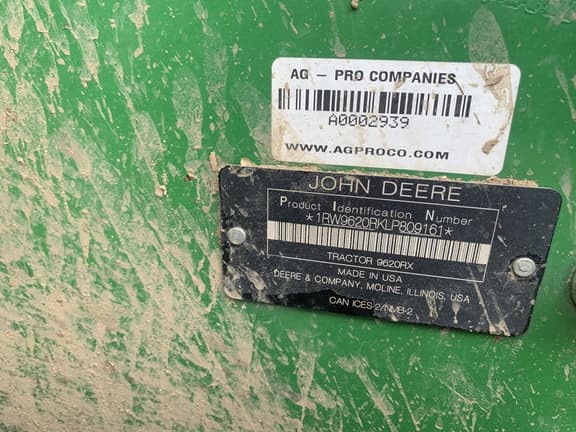 Image of John Deere 9620RX equipment image 3