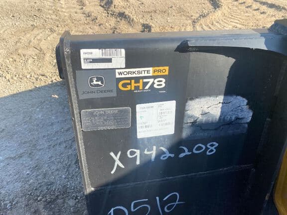 Image of John Deere GH78 equipment image 4