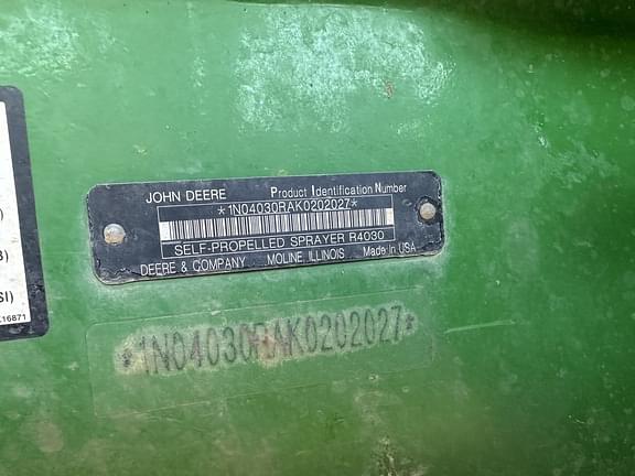 Image of John Deere R4030 equipment image 3