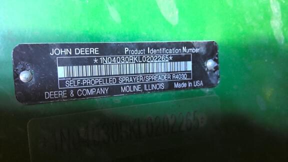 Image of John Deere R4030 equipment image 4