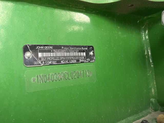 Image of John Deere R4038 equipment image 2