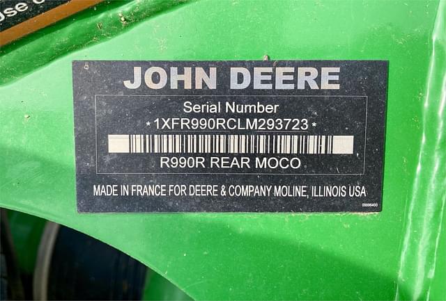 Image of John Deere R990R equipment image 3