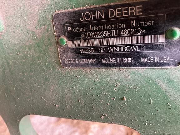 Image of John Deere W235 equipment image 1