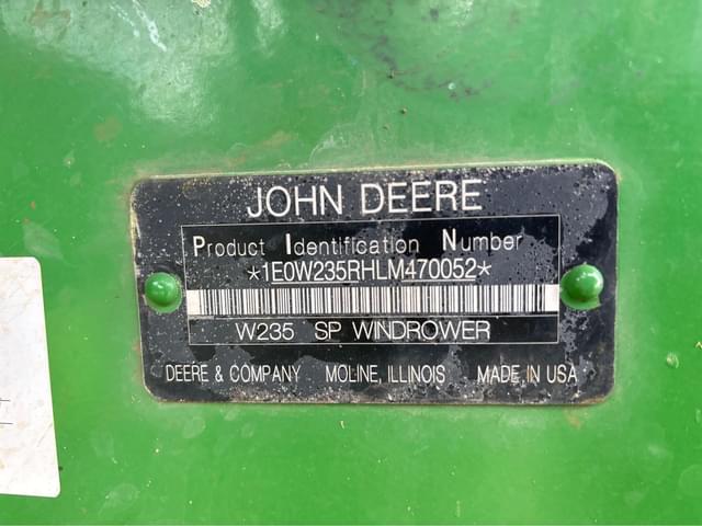 Image of John Deere W235 equipment image 3