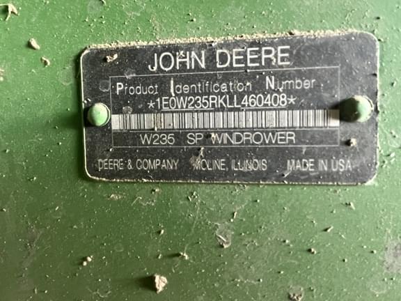 Image of John Deere W235 equipment image 4