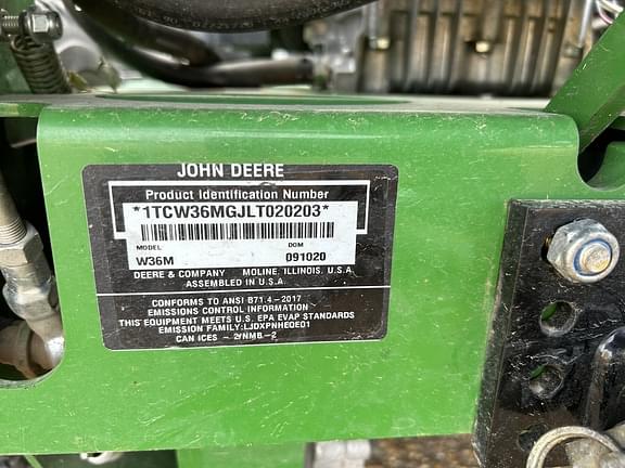 Image of John Deere W36M equipment image 4