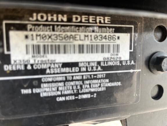 Image of John Deere X350 equipment image 2