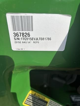 Image of John Deere Z915E equipment image 2