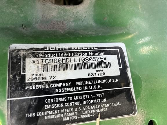 Image of John Deere Z960M Image 1