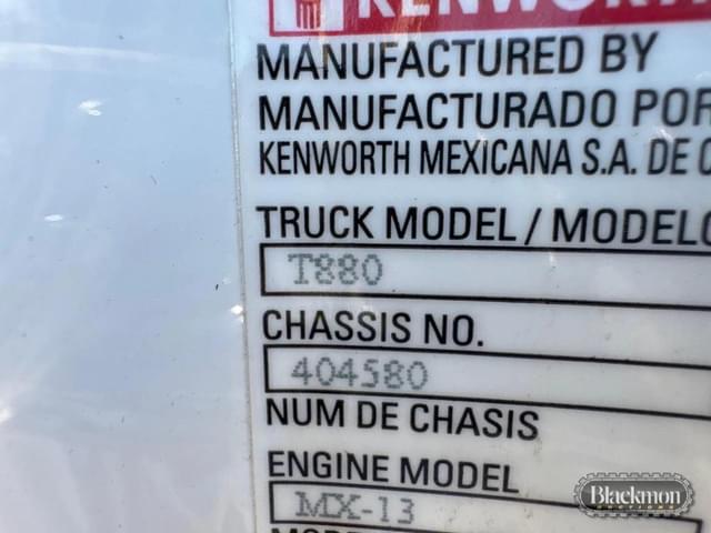 Image of Kenworth T880 equipment image 2