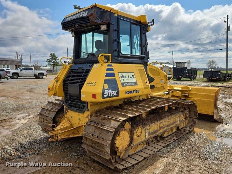2020 Komatsu D51PX Lot No. EA5452 Construction For Sale with 1,419